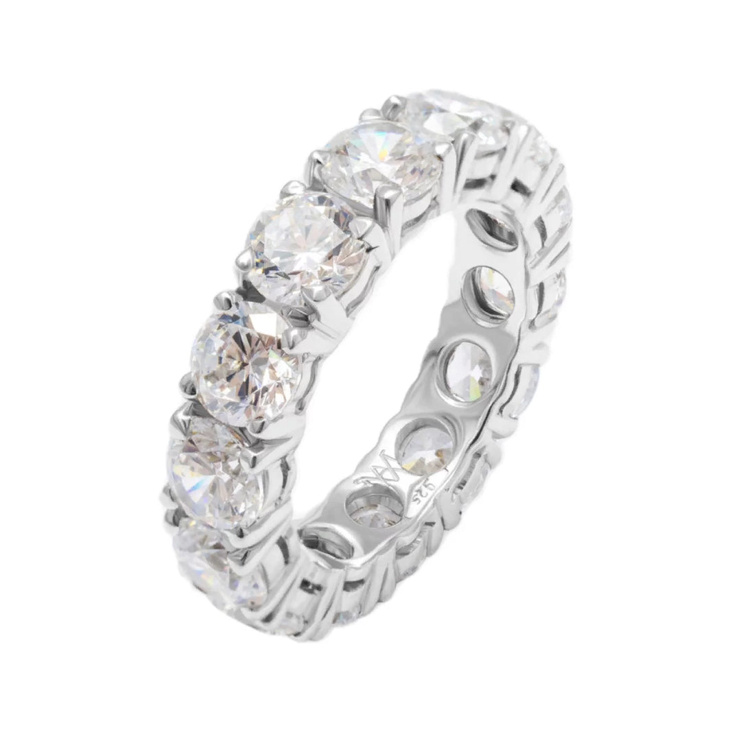 Round Brilliant Eternity Band