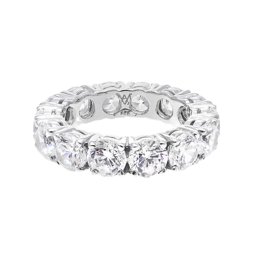 Round Brilliant Eternity Band