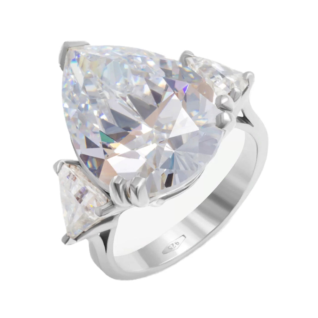 Pear-Shaped Ring