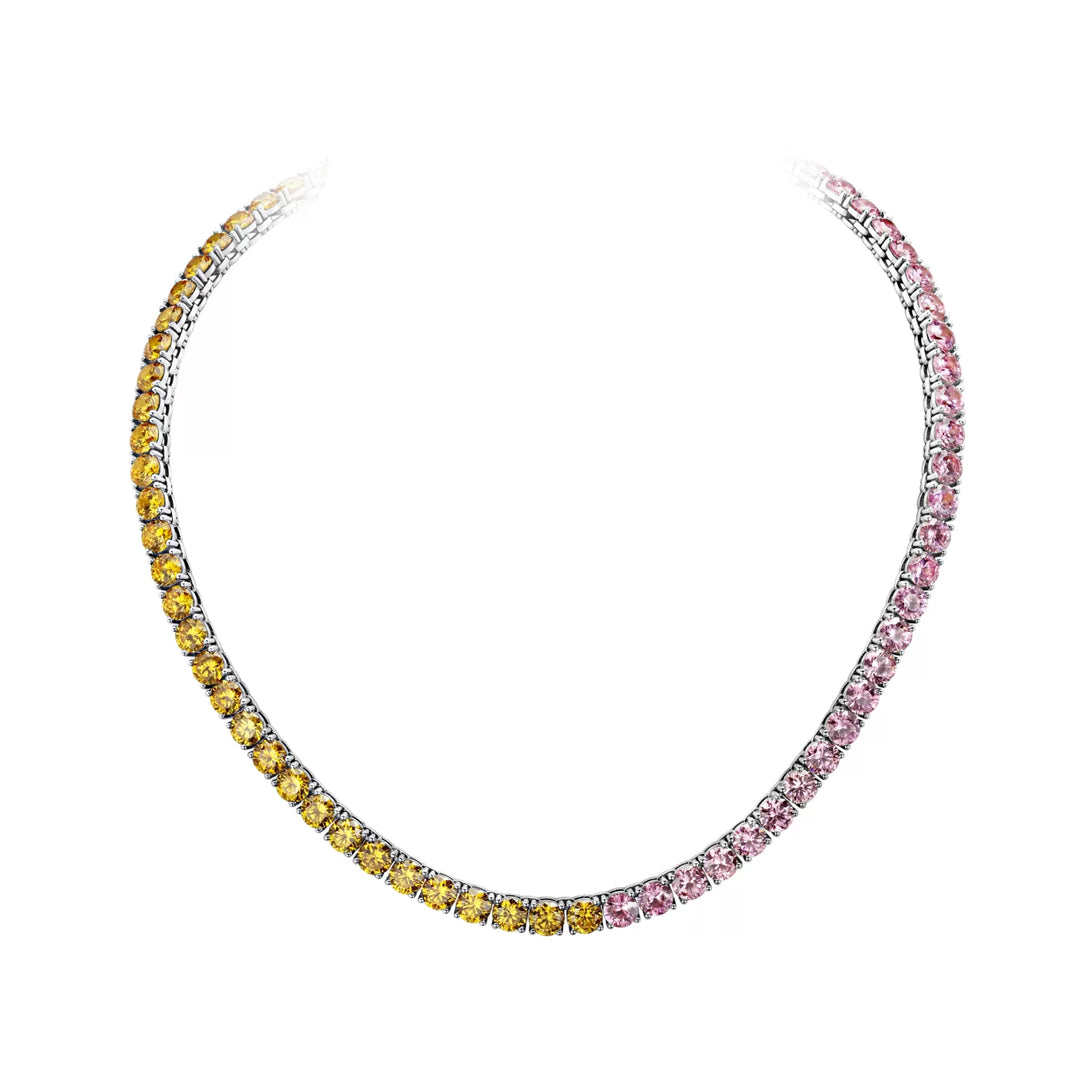 “Vanilla Sky” Tennis Necklace