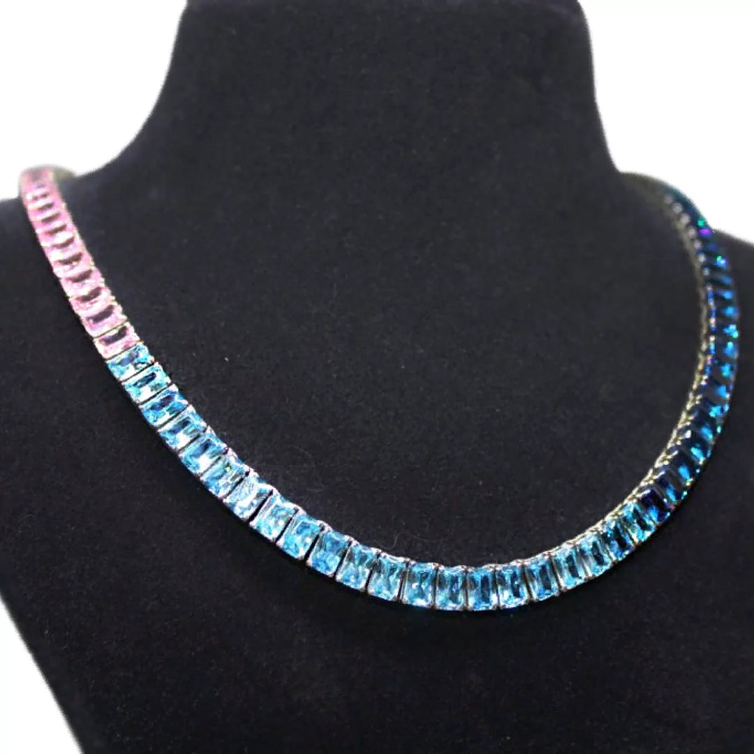 Multicolour Andromeda Tennis Necklace