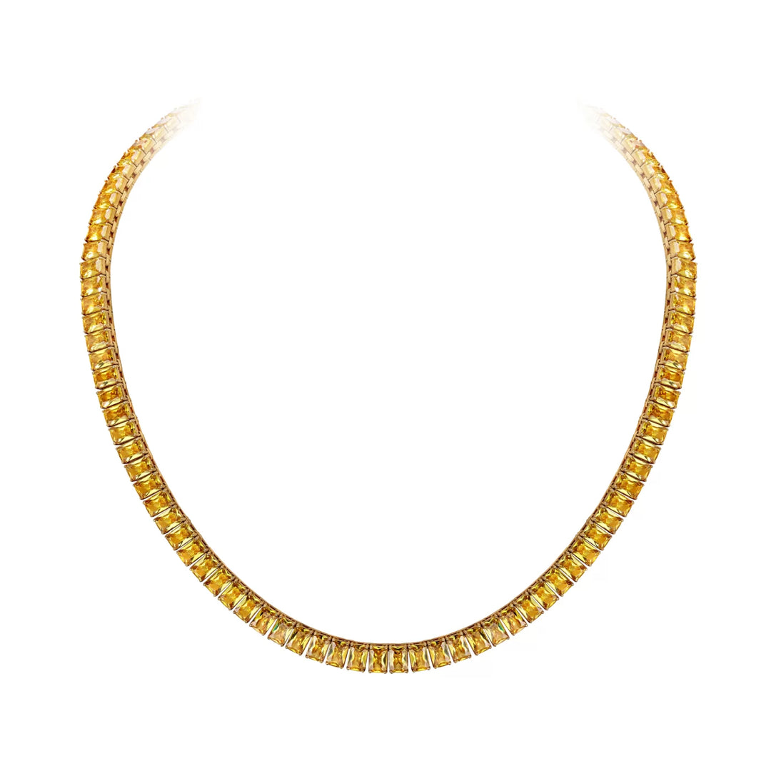 “Flame” fancy yellow riviere