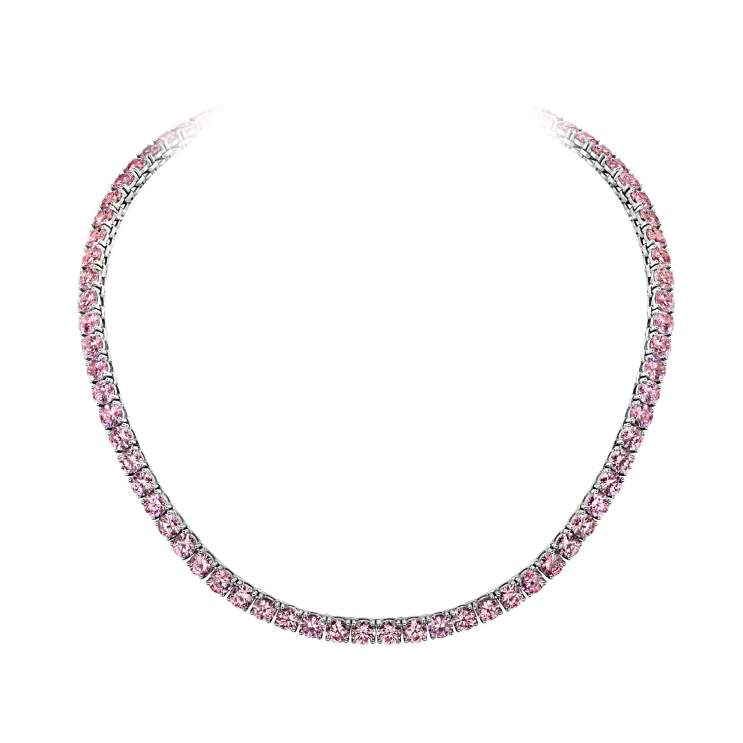 “Flamingo” Tennis Necklace