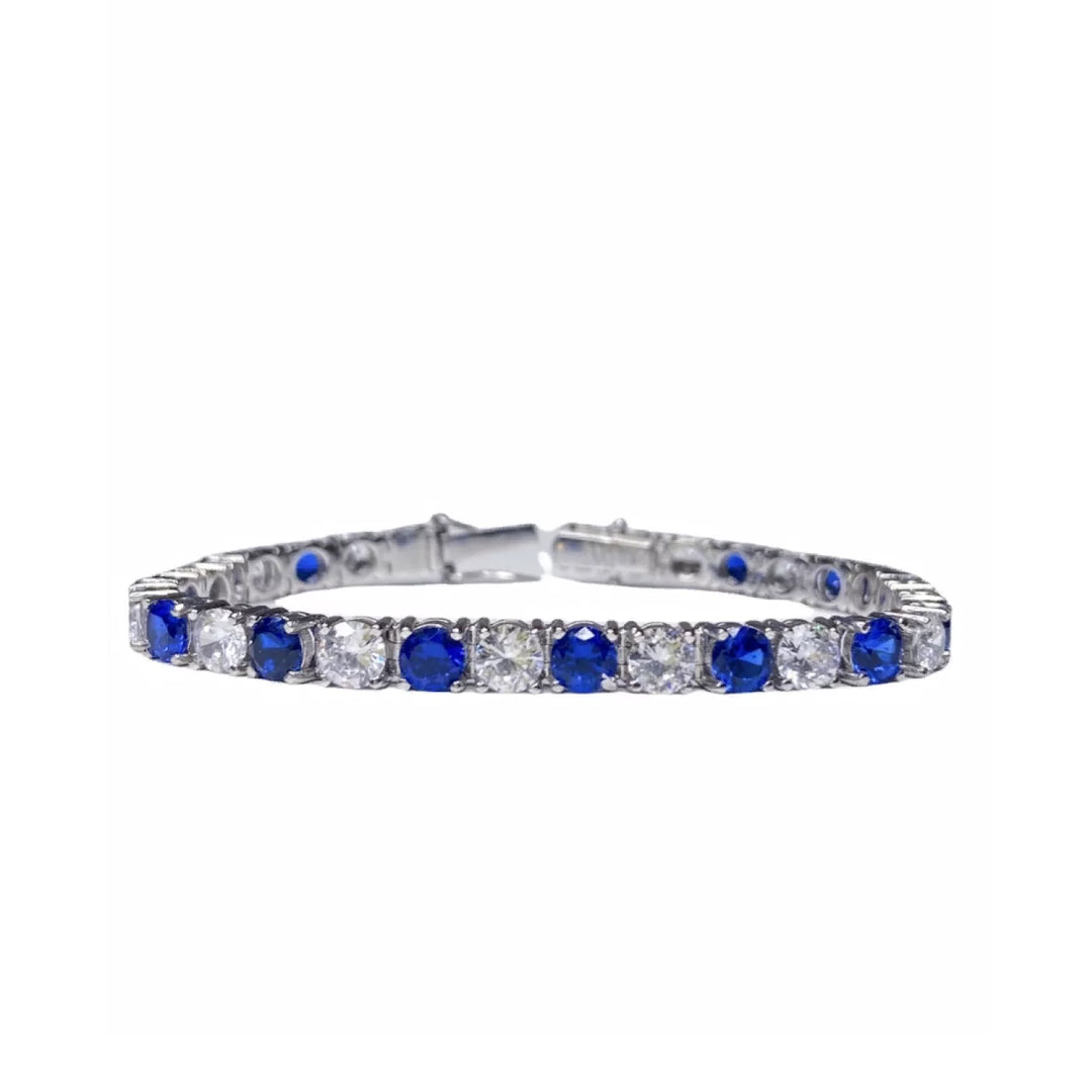 Blue Volga Tennis Bracelet